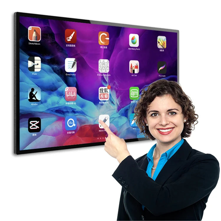 Free CMD Advertising Equipment Digital Signage Displays Advertising Wall Mount Kiosk Touch Screen Totem Multimedia for Elevator