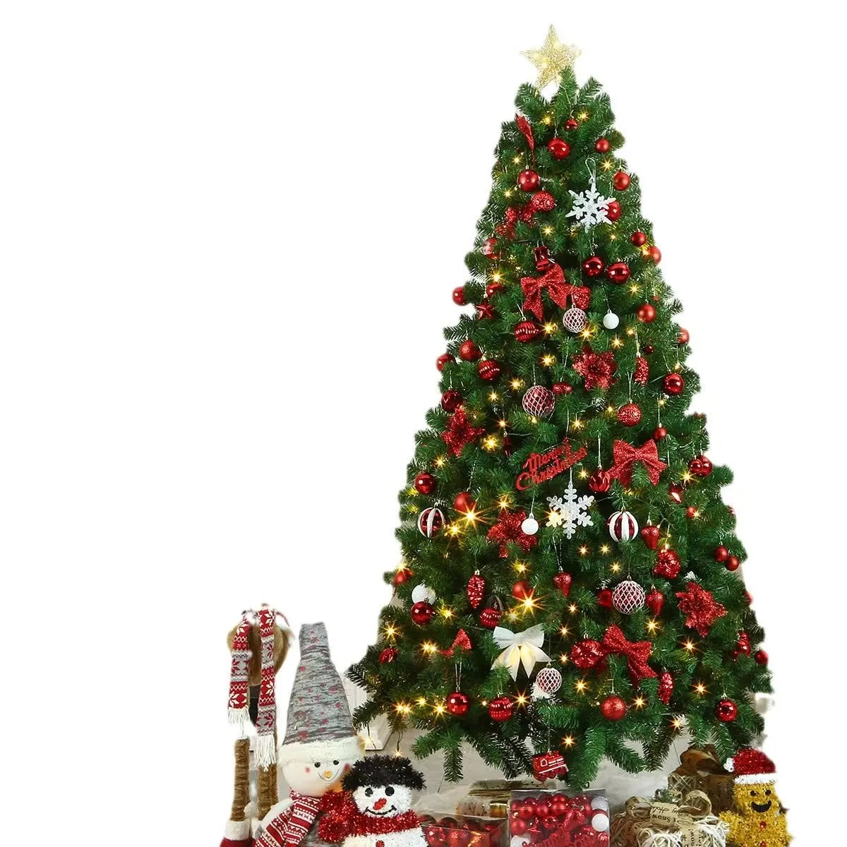 Manufacturer Customized Home Christmas Decoration High Quality Green Artificial PVC Christmas Tree