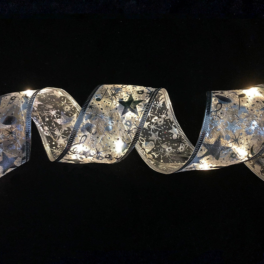 Santa Claus Lighting Led Small Lighting Chain Colored Lights Christmas Lights Wrought Iron Christmas Decorative Lights Christmas Tree Lamp String Lighting Chain