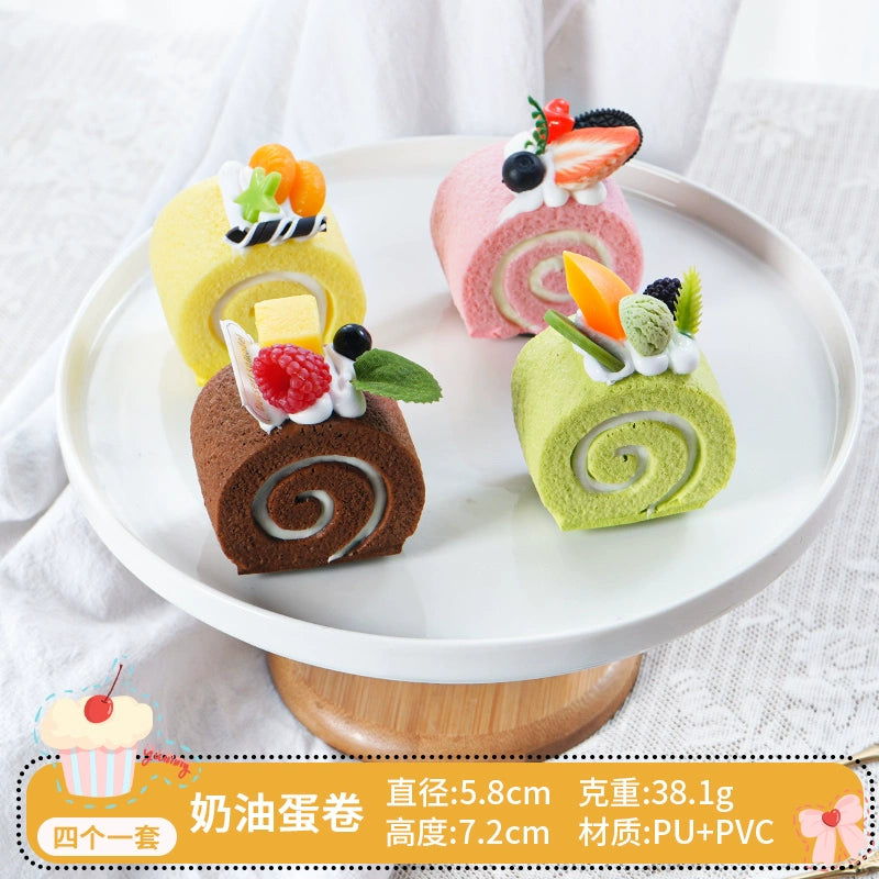 Simulated Cake Fake Ice Cream Model Decoration Decoration Props Toy Wedding Celebration Dessert Cabinet Scene Layout Photo
