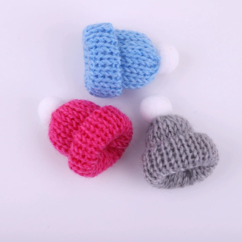DIY Wool Toy Mini Scarf Small Hat Christmas