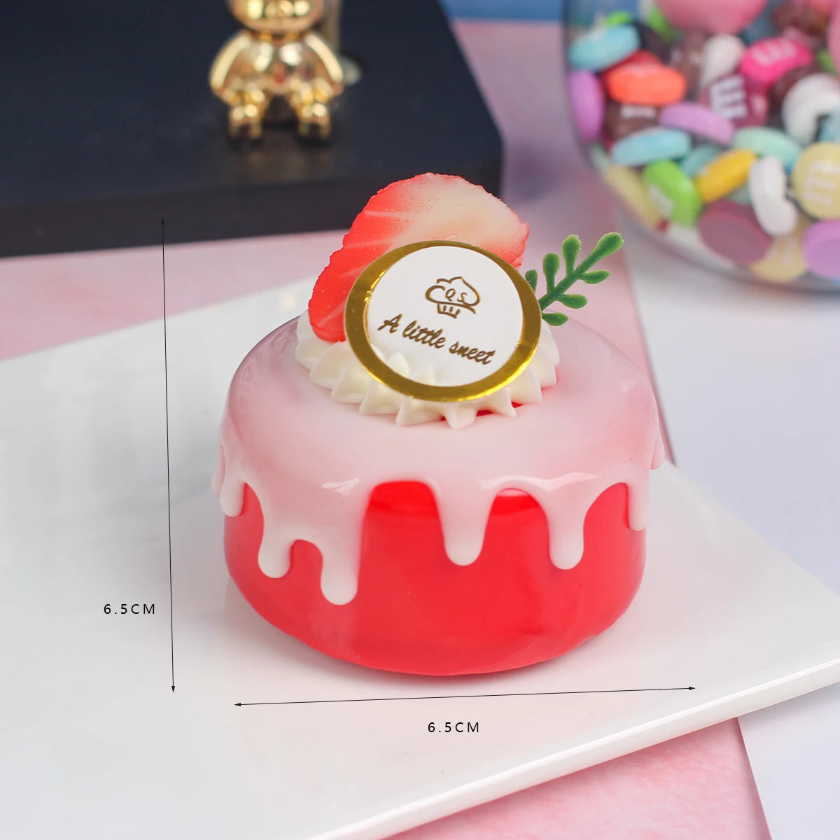 1PC Artificial Cake Dessert Wedding Party Decoration Cake Decoration Photography Professional Food Simulation Cake Model QTG009