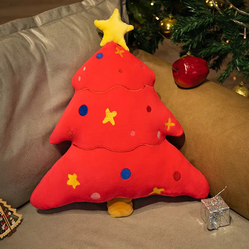 Cartoon Hot Sale Christmas Tree Plush Doll Pillow Gingerbread Man Garland House Plush Toy Home Decor Christmas Gift For Kids