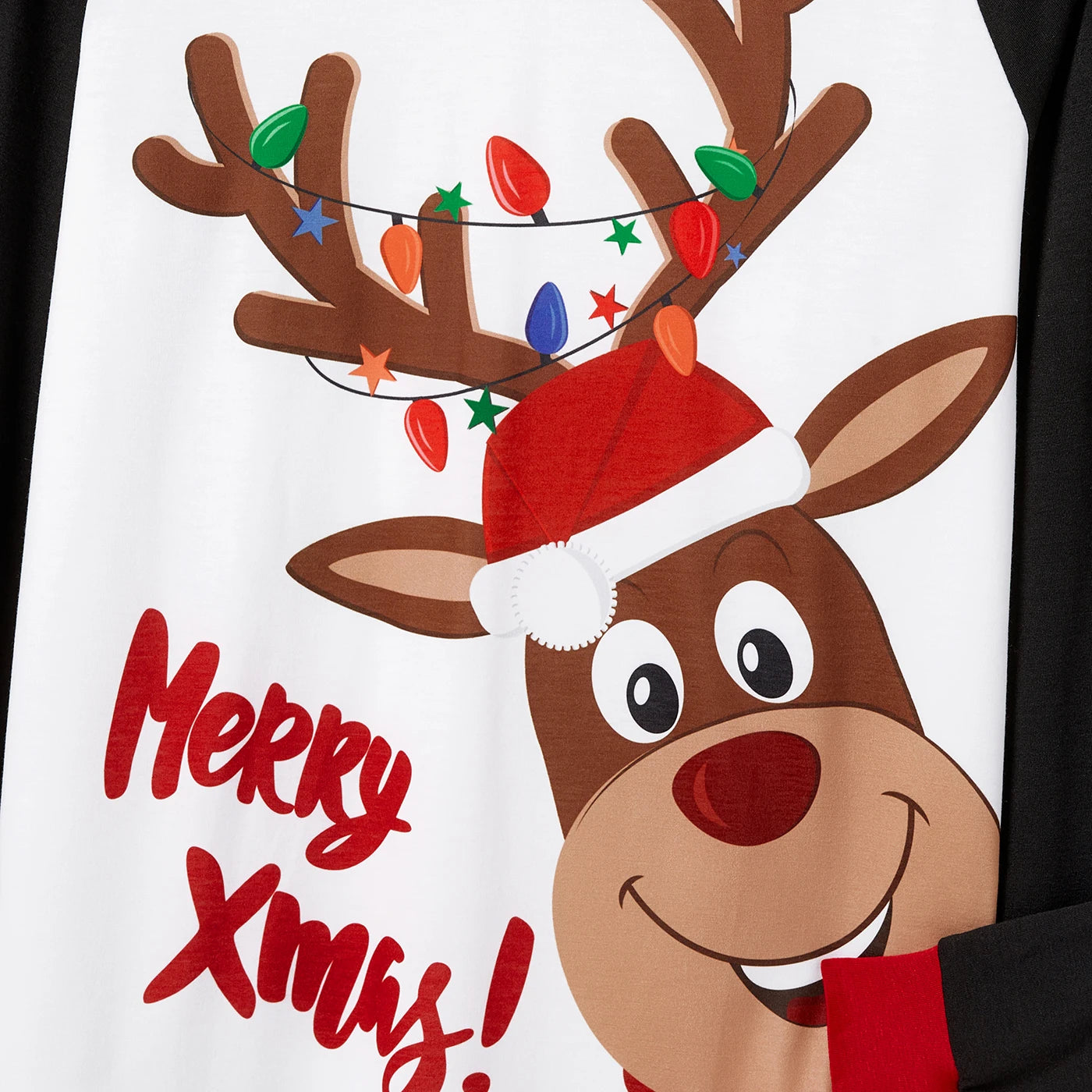 PatPat Christmas Reindeer Print Family Matching Pajamas Sets