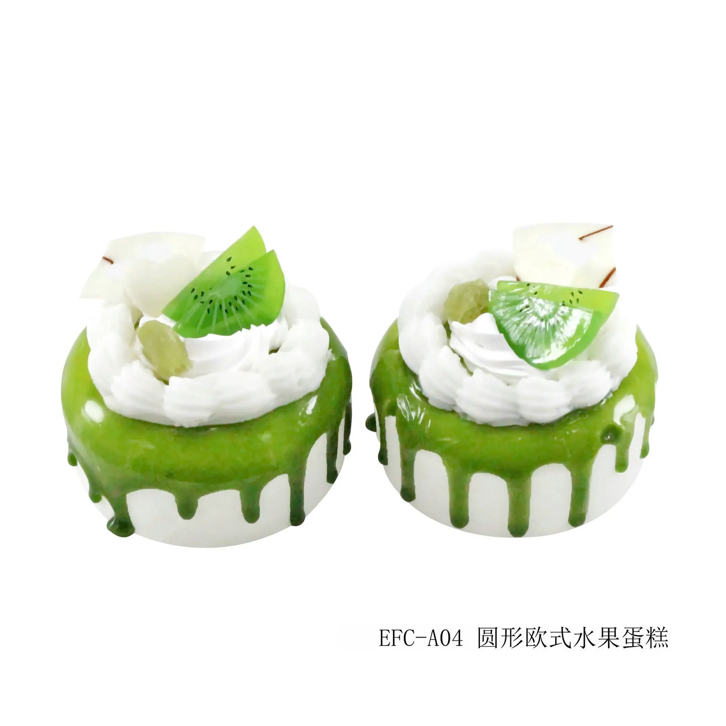 1Pcs Artificial Fruit Cakes Dessert Dessert Shop Fake Food Photography Food Simulation Cake Model Kitchen Tea Table Decoration
