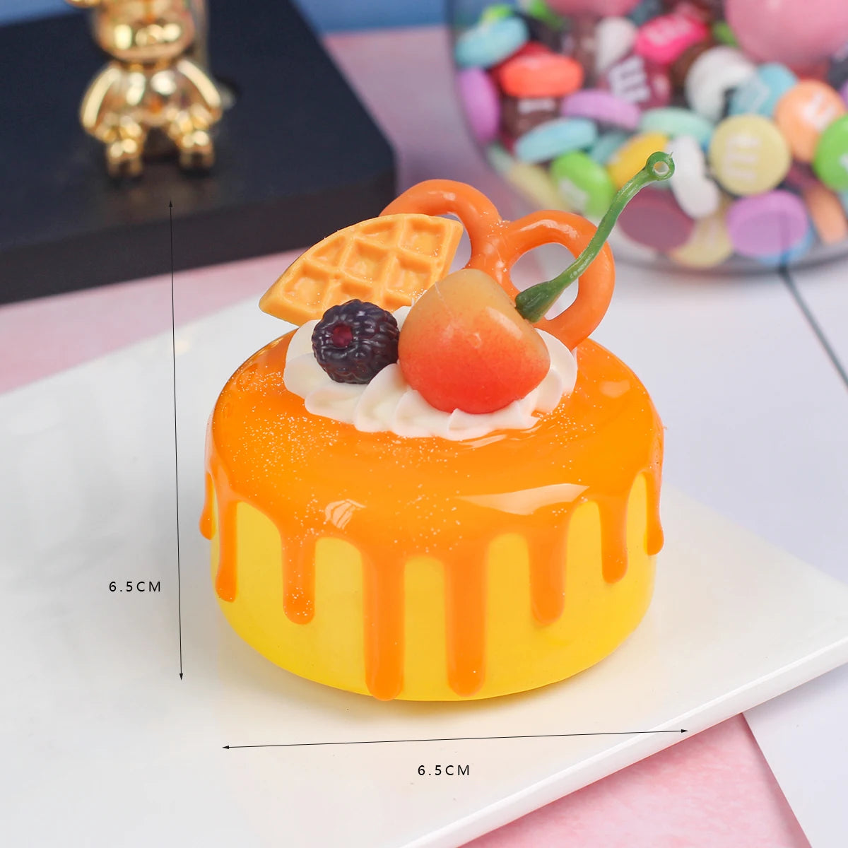 1PC Artificial Cake Dessert Wedding Party Decoration Cake Decoration Photography Professional Food Simulation Cake Model QTG009