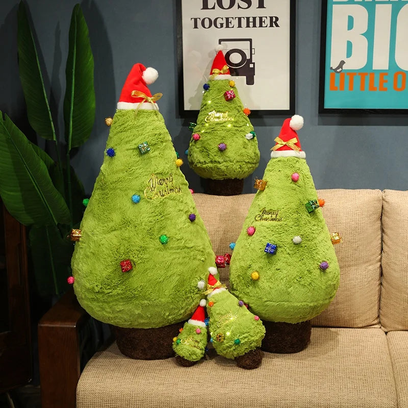 Cartoon Hot Sale Christmas Tree Plush Doll Pillow Gingerbread Man Garland House Plush Toy Home Decor Christmas Gift For Kids