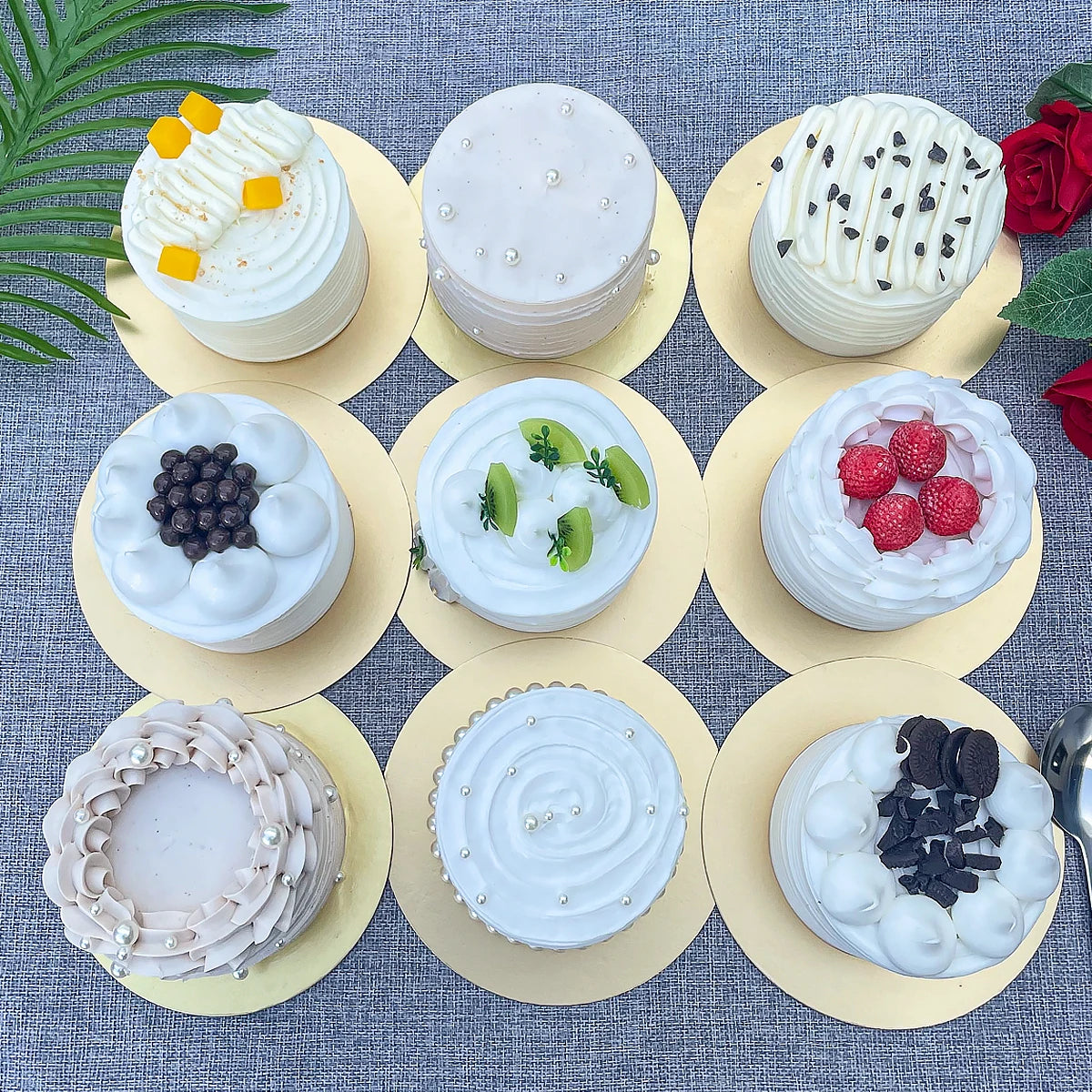 A 2-inch Simulated Cake Model Fake Fruit Creative Cream Style Cake Shop Decoration Holiday Party, Birthday Gift