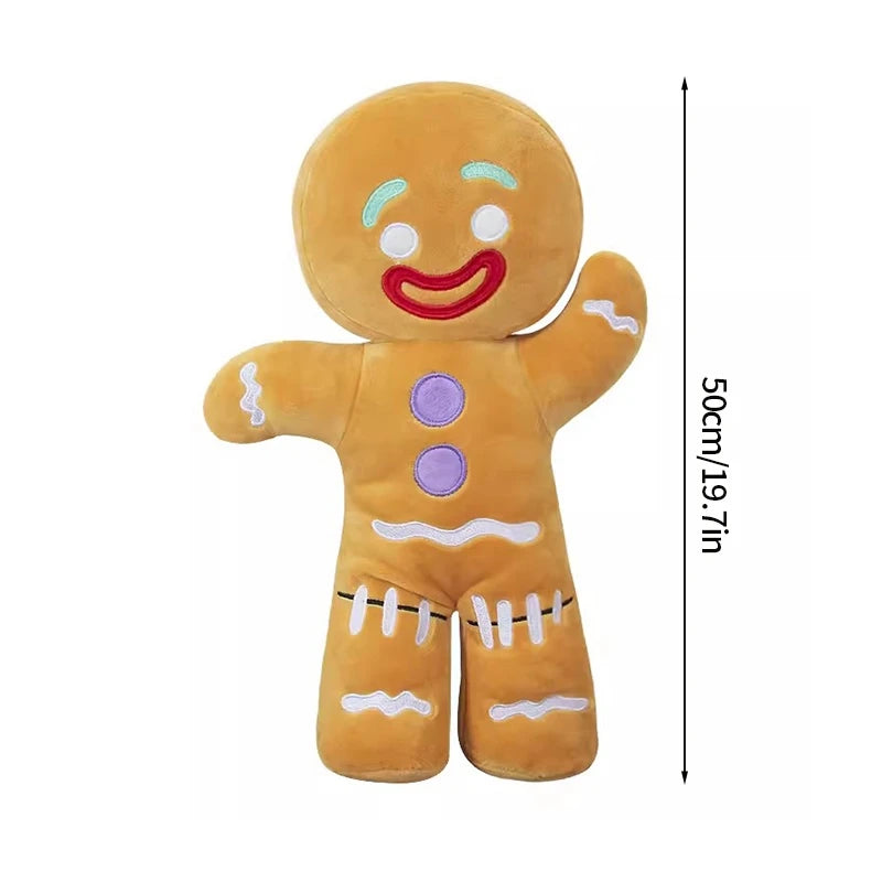 Cute Gingerbread Man Elk Santa Claus Doll Chirstmas Gifts Soft Sofa Cushion Pillow Christmas Xmas Ornament Home Decor Navidad