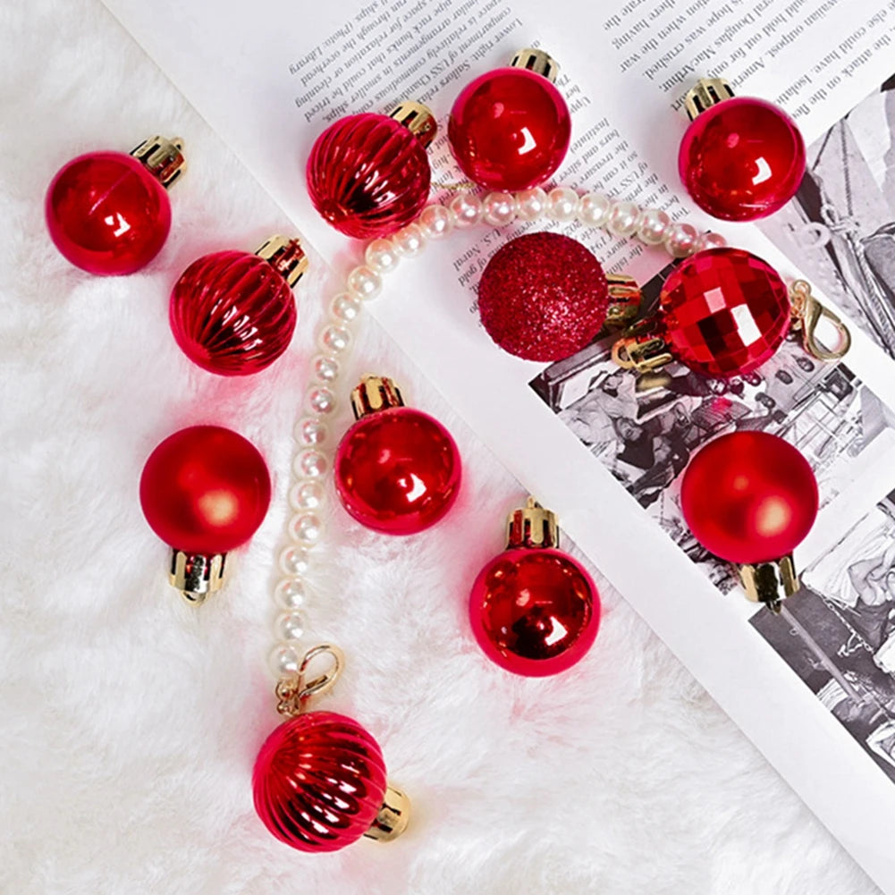 36Pcs Christmas Balls New Year Party Decoration Xmas Tree Ornaments Christmas Hanging Ornament Home Decor Gifts Navidad