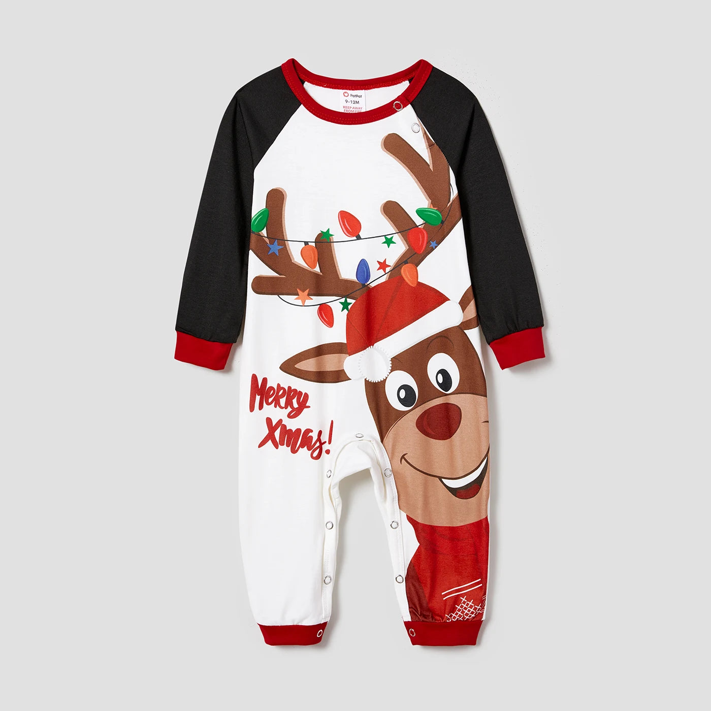 PatPat Christmas Reindeer Print Family Matching Pajamas Sets