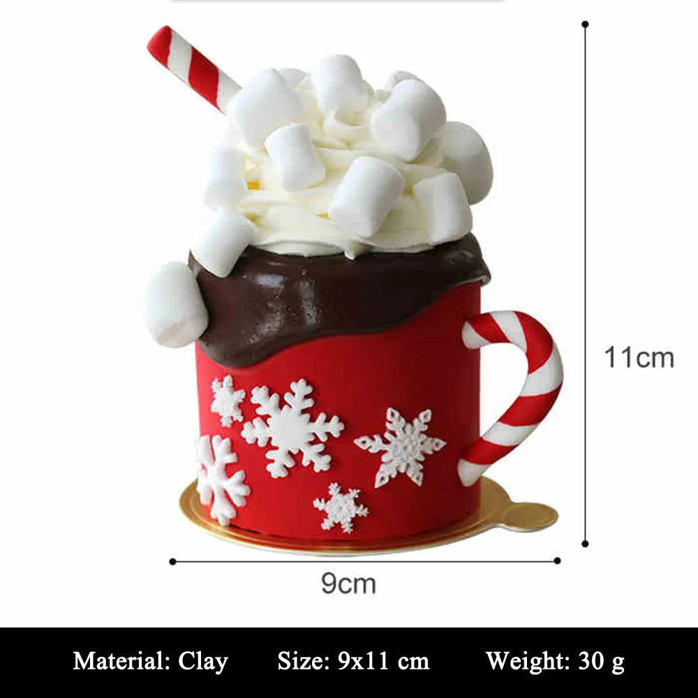 showcase display cabinet bakery dessert house cake shop store decoration artificial simulation Happy Birthday Mini Cake Model