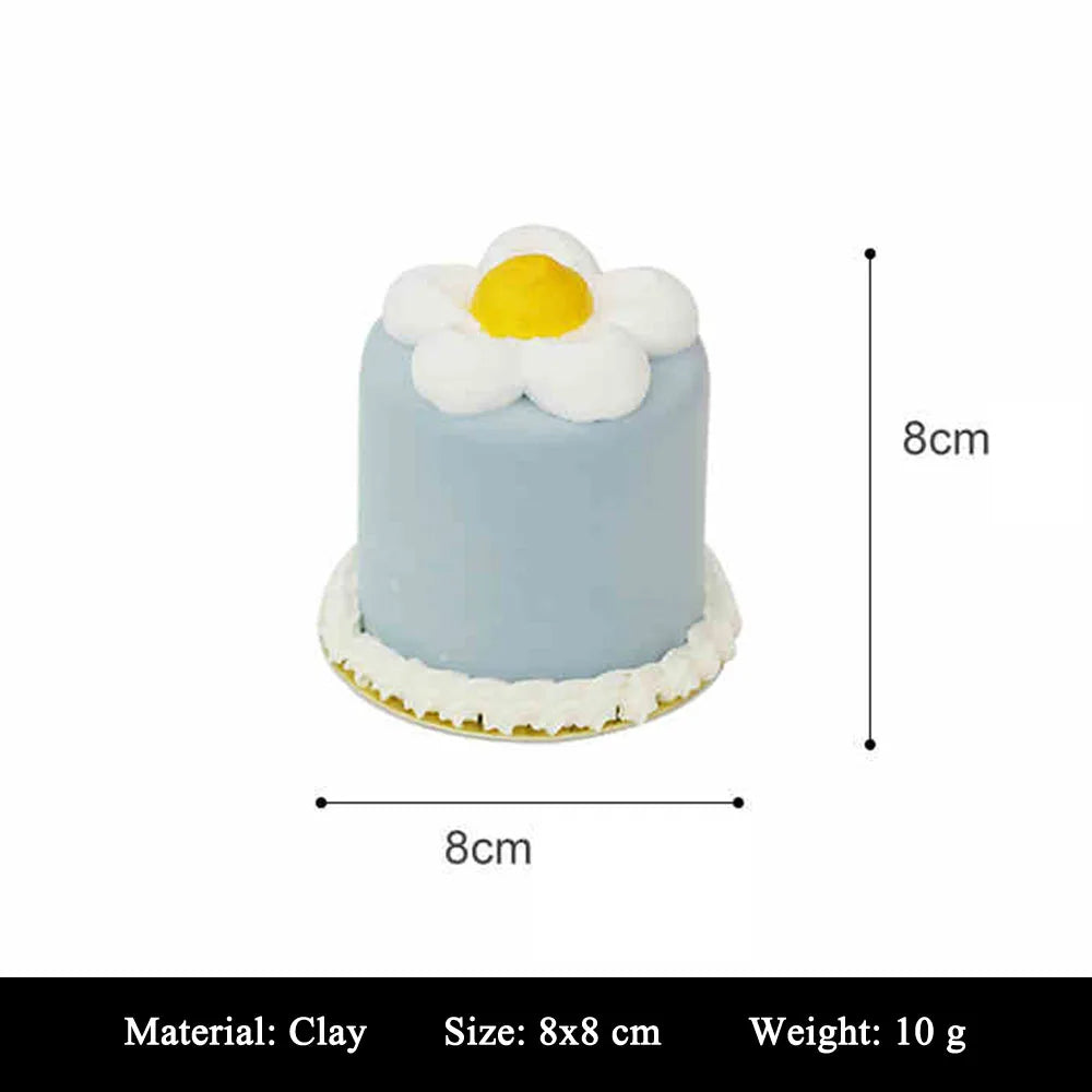 showcase display cabinet bakery dessert house cake shop store decoration artificial simulation Happy Birthday Mini Cake Model