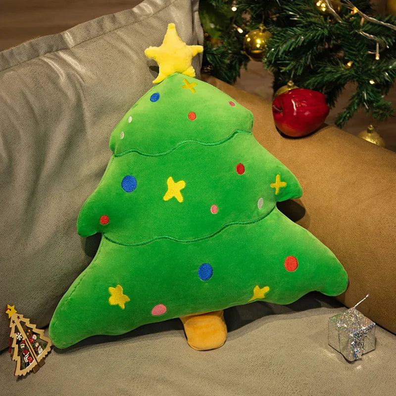 Cartoon Hot Sale Christmas Tree Plush Doll Pillow Gingerbread Man Garland House Plush Toy Home Decor Christmas Gift For Kids