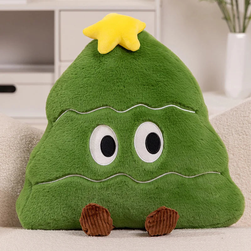 Cartoon Hot Sale Christmas Tree Plush Doll Pillow Gingerbread Man Garland House Plush Toy Home Decor Christmas Gift For Kids