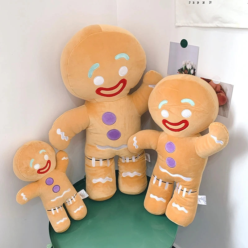 Cute Gingerbread Man Elk Santa Claus Doll Chirstmas Gifts Soft Sofa Cushion Pillow Christmas Xmas Ornament Home Decor Navidad