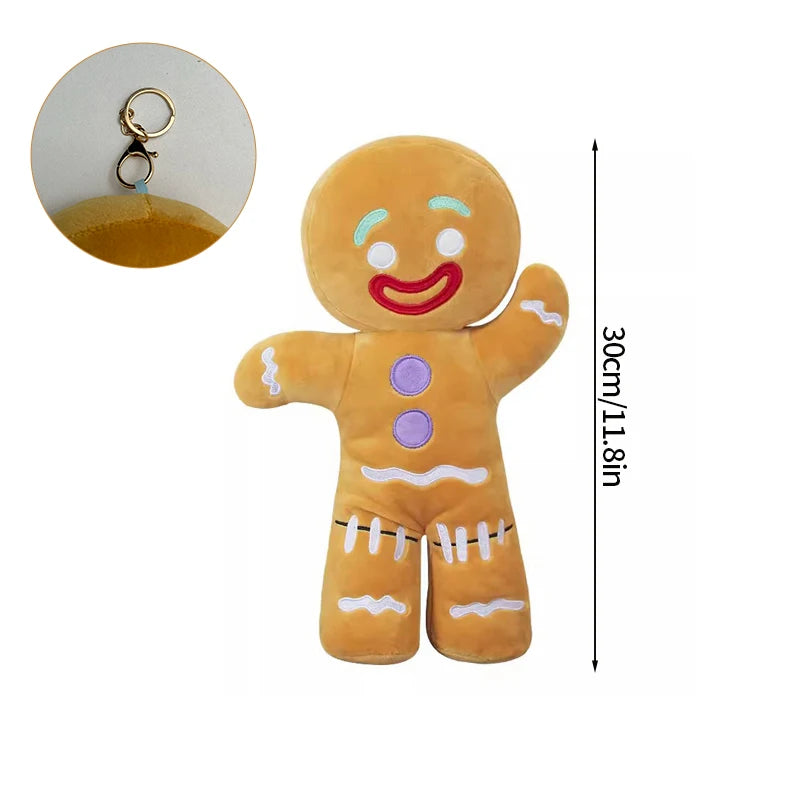 Cute Gingerbread Man Elk Santa Claus Doll Chirstmas Gifts Soft Sofa Cushion Pillow Christmas Xmas Ornament Home Decor Navidad