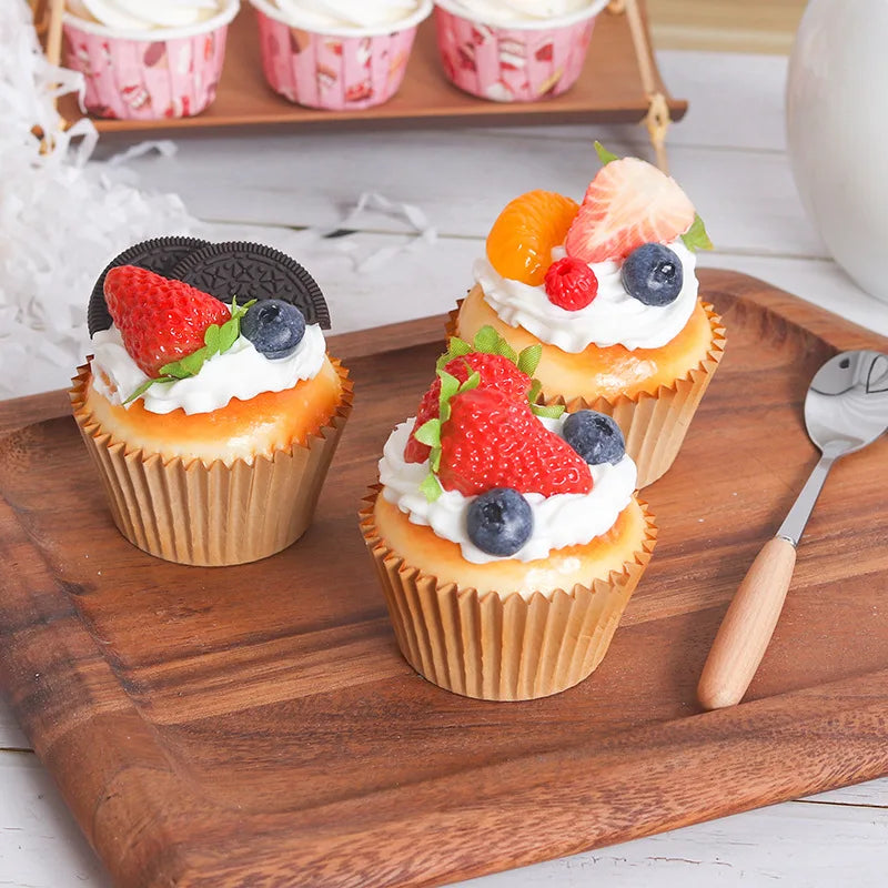 Simulation Cake Artificial Fruit Cakes Dessert Fake Food Bread Decoration Photography Props Display Ornament Kids Toys