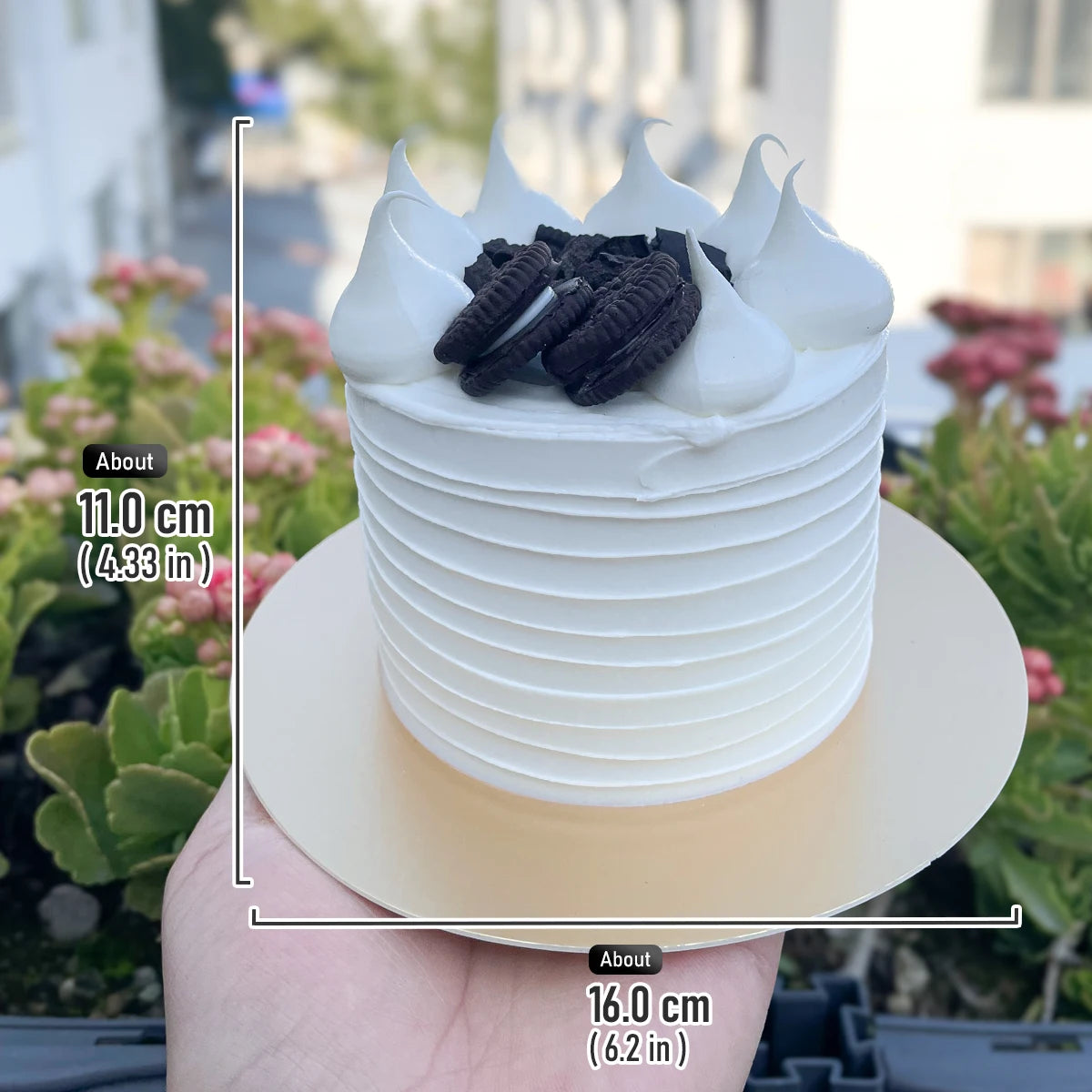 A 2-inch Simulated Cake Model Fake Fruit Creative Cream Style Cake Shop Decoration Holiday Party, Birthday Gift
