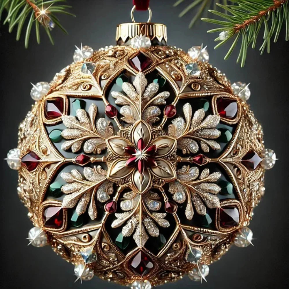 Fairy Tale Planet Christmas Tree Decoration Multifunction Acrylic Flat Christmas Character Pendant Durable Material Decorative
