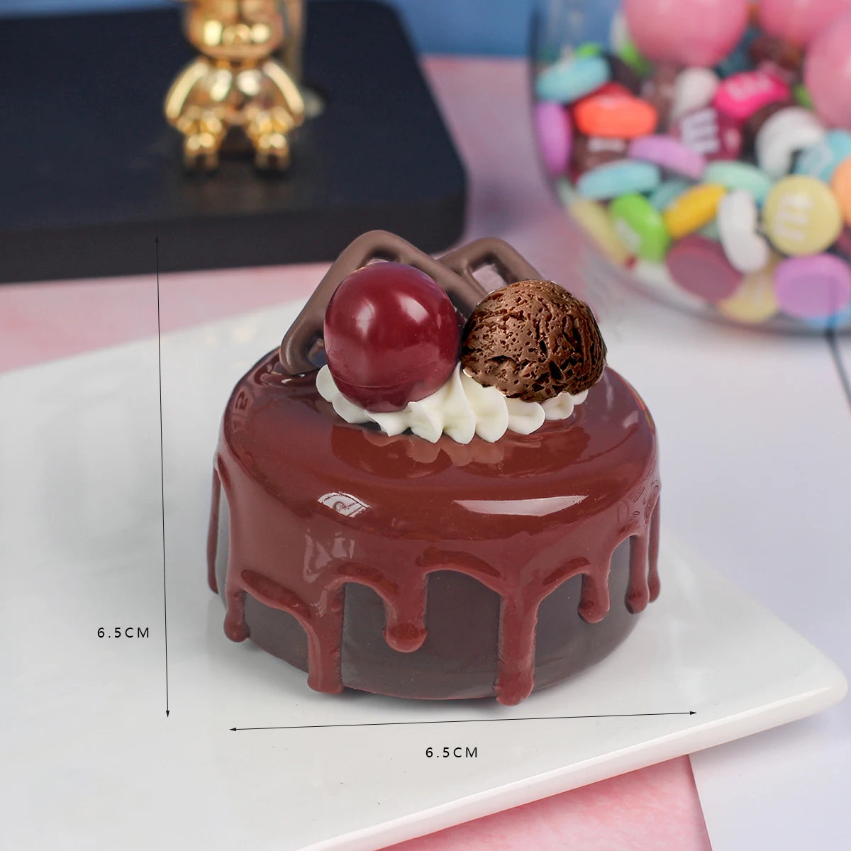 1PC Artificial Cake Dessert Wedding Party Decoration Cake Decoration Photography Professional Food Simulation Cake Model QTG009