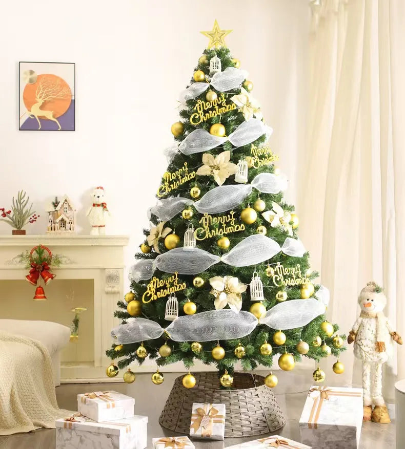 Manufacturer Customized Home Christmas Decoration High Quality  Green Artificial PVC Christmas Tree