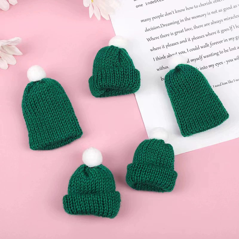 DIY Wool Toy Mini Scarf Small Hat Christmas