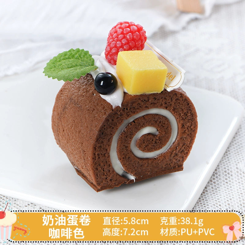 Simulated Cake Fake Ice Cream Model Decoration Decoration Props Toy Wedding Celebration Dessert Cabinet Scene Layout Photo