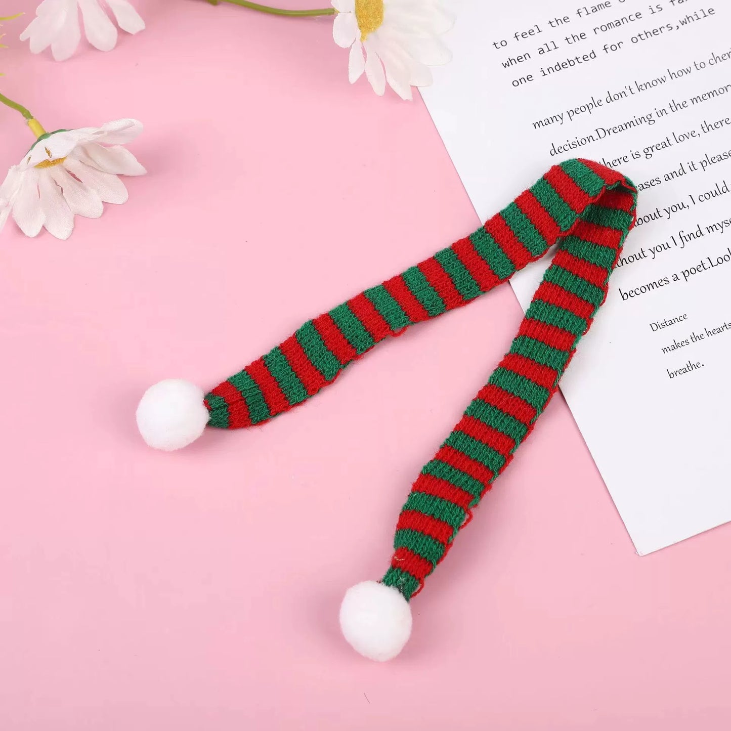 DIY Wool Toy Mini Scarf Small Hat Christmas