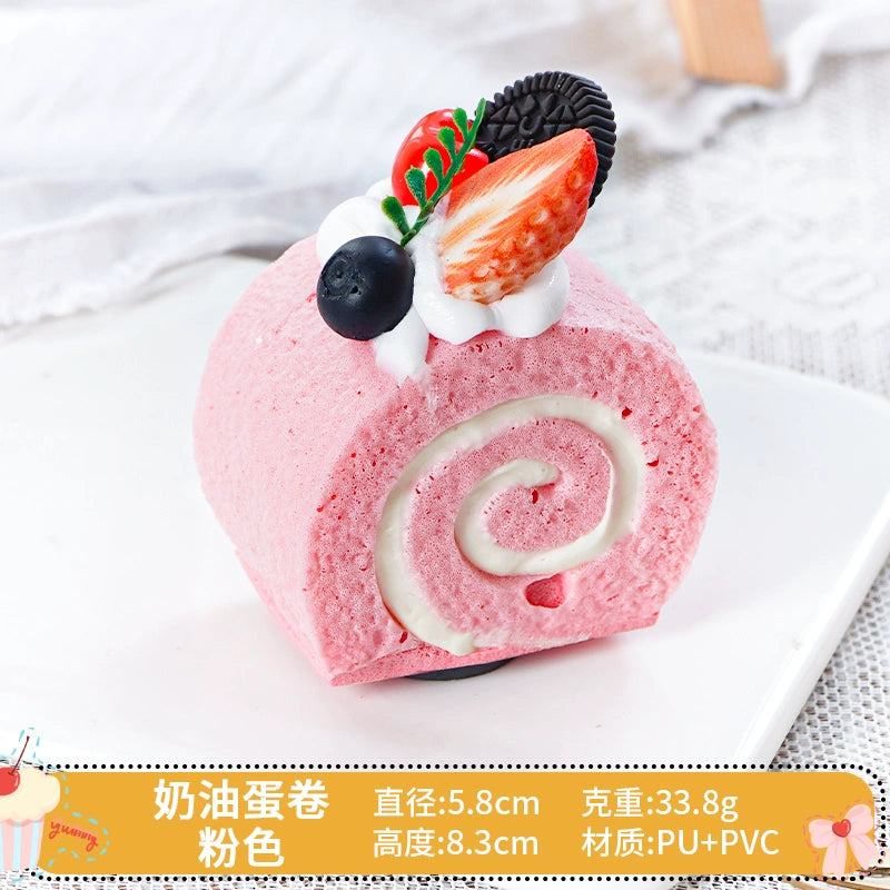 Simulated Cake Fake Ice Cream Model Decoration Decoration Props Toy Wedding Celebration Dessert Cabinet Scene Layout Photo