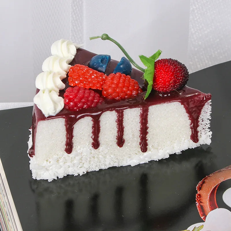 Simulation Cake Artificial Fruit Cakes Dessert Fake Food Bread Decoration Photography Props Display Ornament Kids Toys