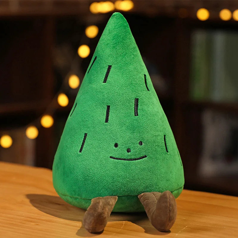 Cartoon Hot Sale Christmas Tree Plush Doll Pillow Gingerbread Man Garland House Plush Toy Home Decor Christmas Gift For Kids