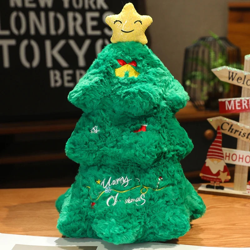 Cartoon Hot Sale Christmas Tree Plush Doll Pillow Gingerbread Man Garland House Plush Toy Home Decor Christmas Gift For Kids