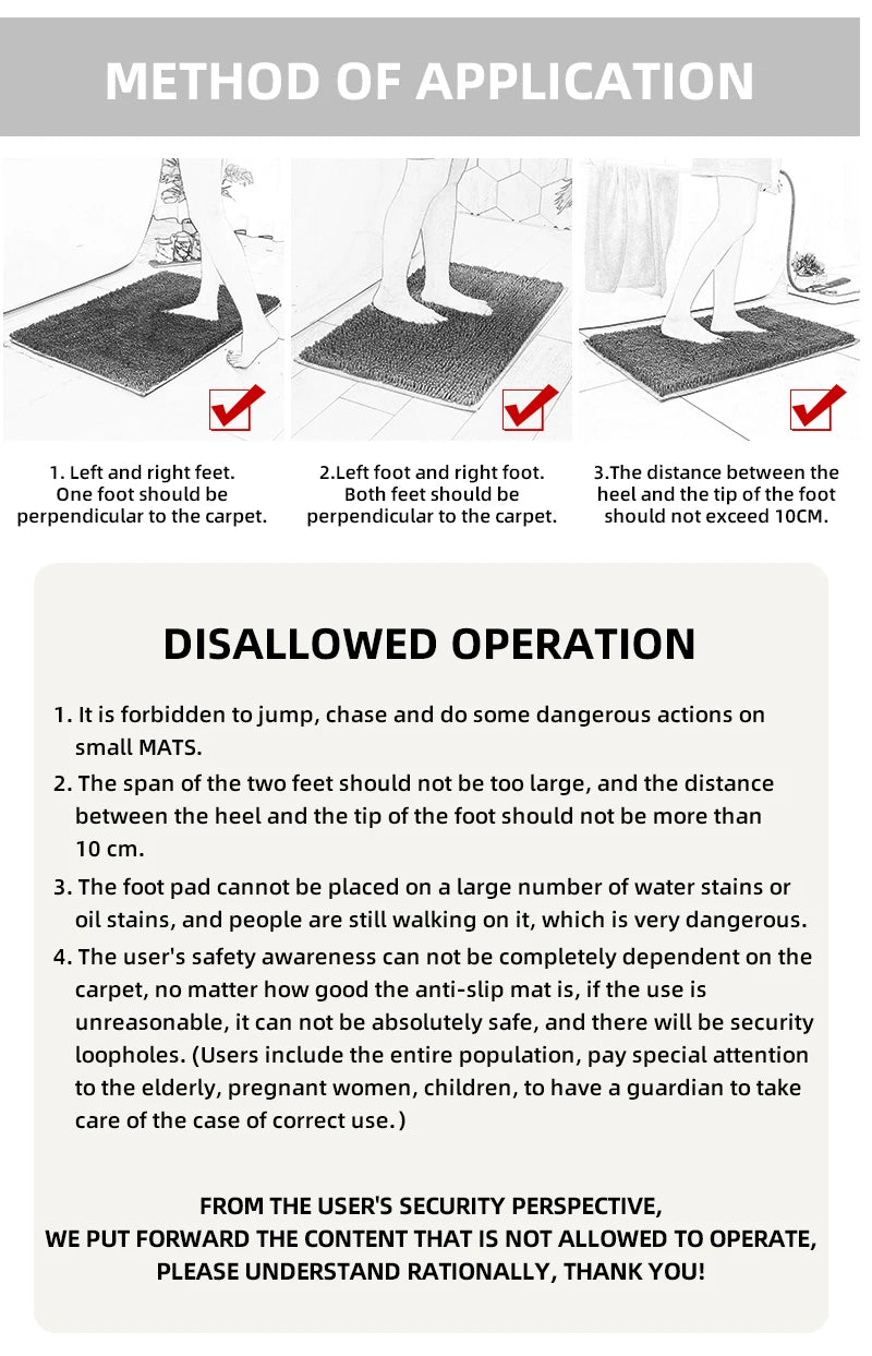 Multi-purpose Sponge Water Absorption Mat: Kitchen, Bathroom Bathroom Anti-skid, Moisture Absorption, Machine Washable Carpet