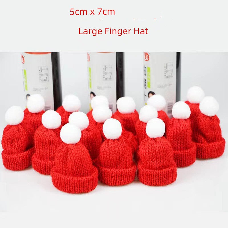DIY Wool Toy Mini Scarf Small Hat Christmas