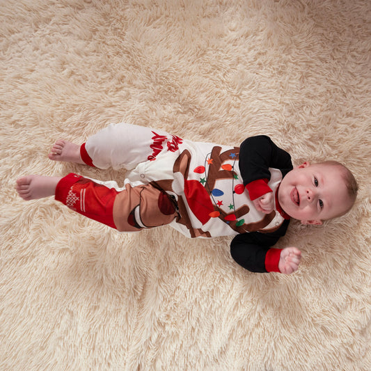 PatPat Christmas Reindeer Print Family Matching Pajamas Sets