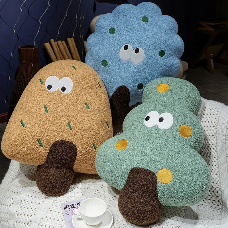 Cartoon Hot Sale Christmas Tree Plush Doll Pillow Gingerbread Man Garland House Plush Toy Home Decor Christmas Gift For Kids