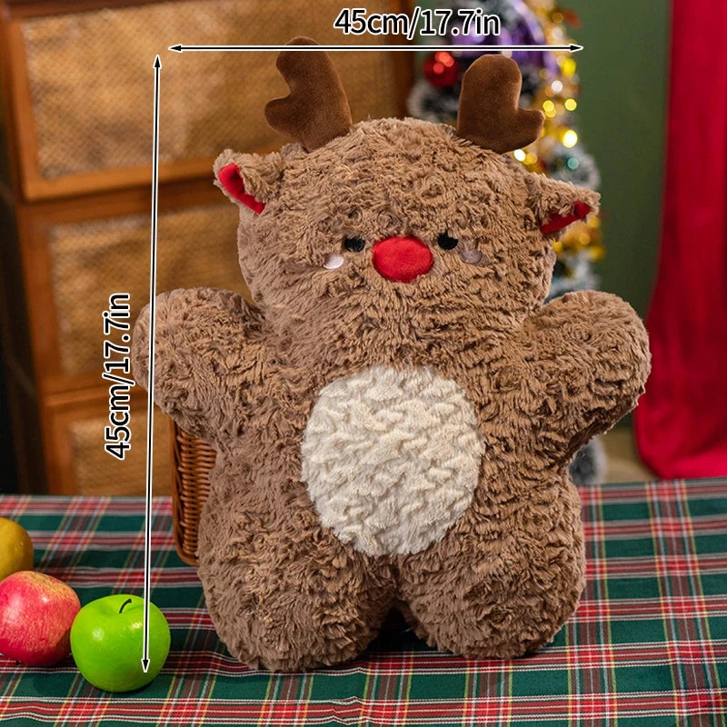 Cute Gingerbread Man Elk Santa Claus Doll Chirstmas Gifts Soft Sofa Cushion Pillow Christmas Xmas Ornament Home Decor Navidad
