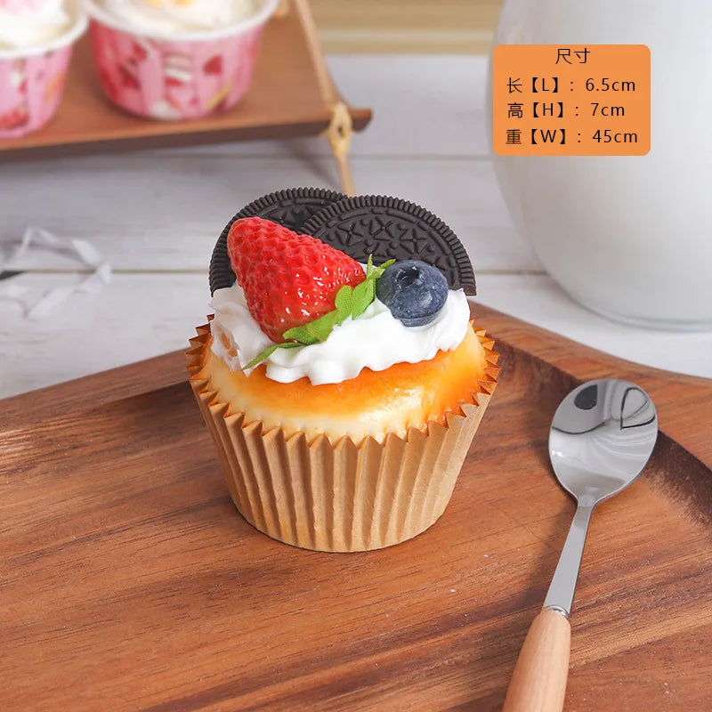 Simulation Cake Artificial Fruit Cakes Dessert Fake Food Bread Decoration Photography Props Display Ornament Kids Toys