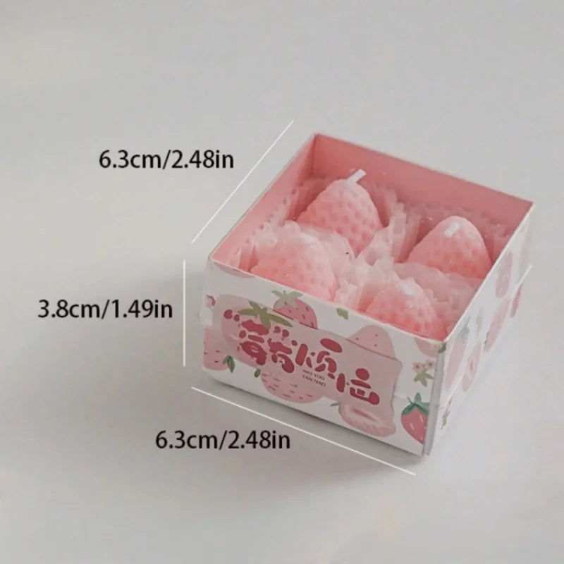 biscuit candles, cookie scented candles gift box gift creative candles ins set gift modeling wax, holiday decoration
