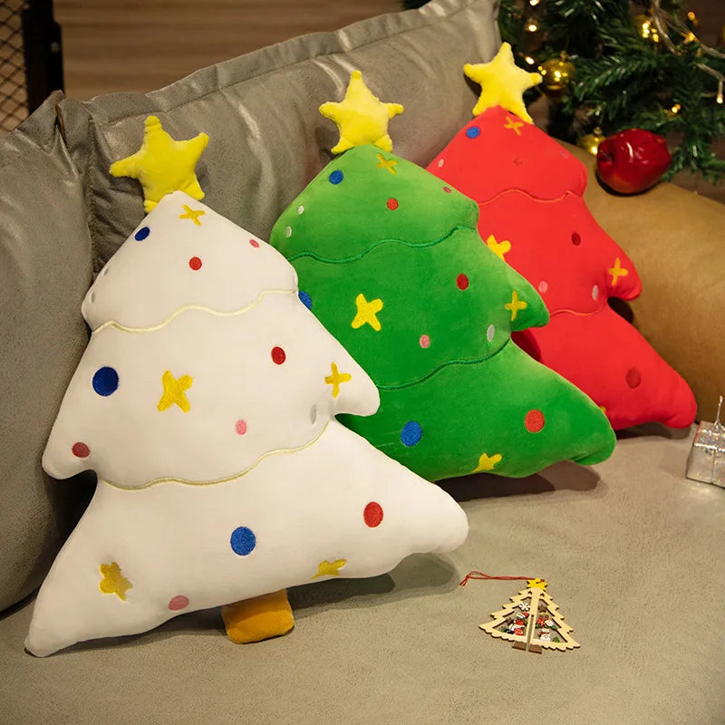 Cartoon Hot Sale Christmas Tree Plush Doll Pillow Gingerbread Man Garland House Plush Toy Home Decor Christmas Gift For Kids