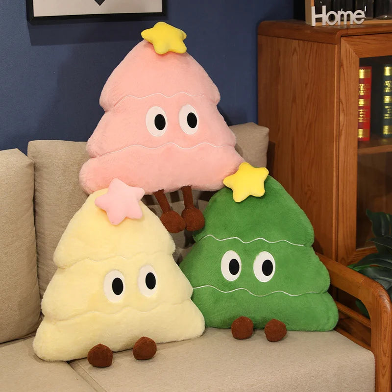 Cartoon Hot Sale Christmas Tree Plush Doll Pillow Gingerbread Man Garland House Plush Toy Home Decor Christmas Gift For Kids