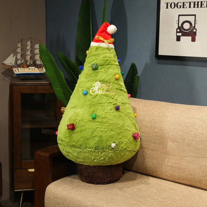 Cartoon Hot Sale Christmas Tree Plush Doll Pillow Gingerbread Man Garland House Plush Toy Home Decor Christmas Gift For Kids