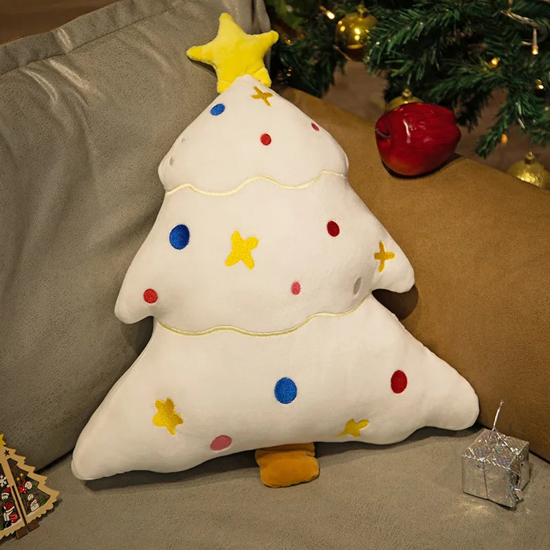 Cartoon Hot Sale Christmas Tree Plush Doll Pillow Gingerbread Man Garland House Plush Toy Home Decor Christmas Gift For Kids