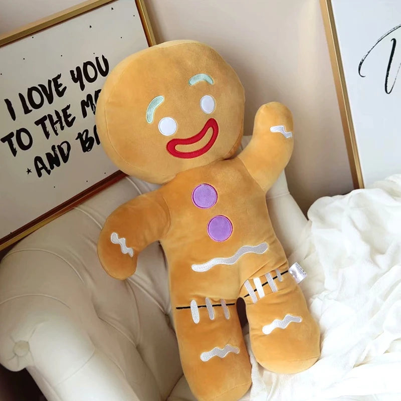 Cute Gingerbread Man Elk Santa Claus Doll Chirstmas Gifts Soft Sofa Cushion Pillow Christmas Xmas Ornament Home Decor Navidad