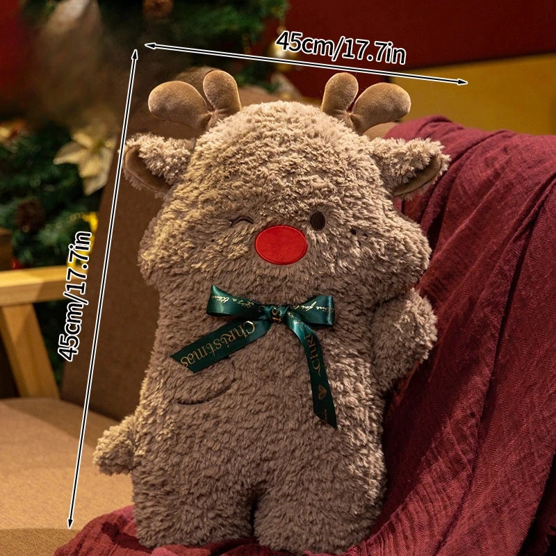 Cute Gingerbread Man Elk Santa Claus Doll Chirstmas Gifts Soft Sofa Cushion Pillow Christmas Xmas Ornament Home Decor Navidad