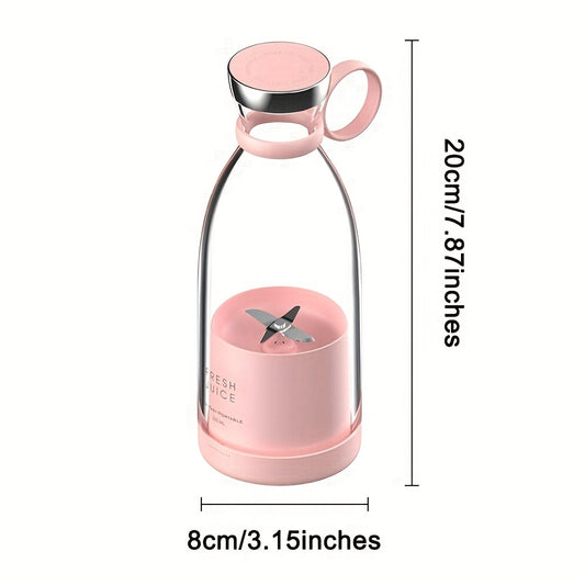 11.83oz Portable Electric Wireless Mini Fruit Blender Juicer - Perfect for On-the-Go!
